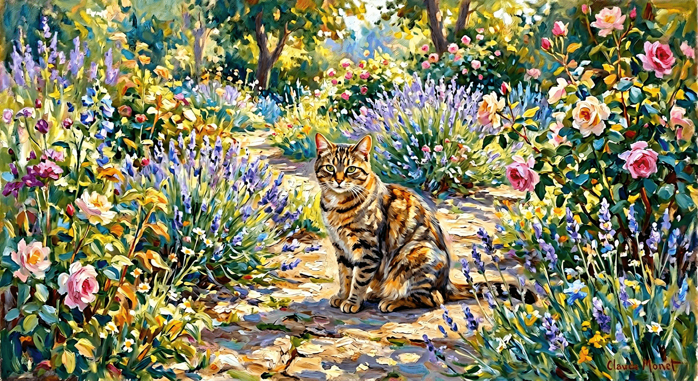 Portrait Européen en style Impressionniste