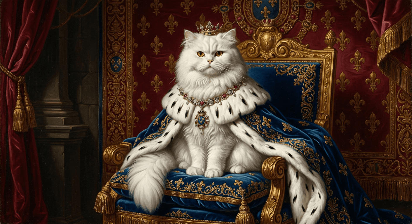 Portrait Persan en style Roi de Versailles