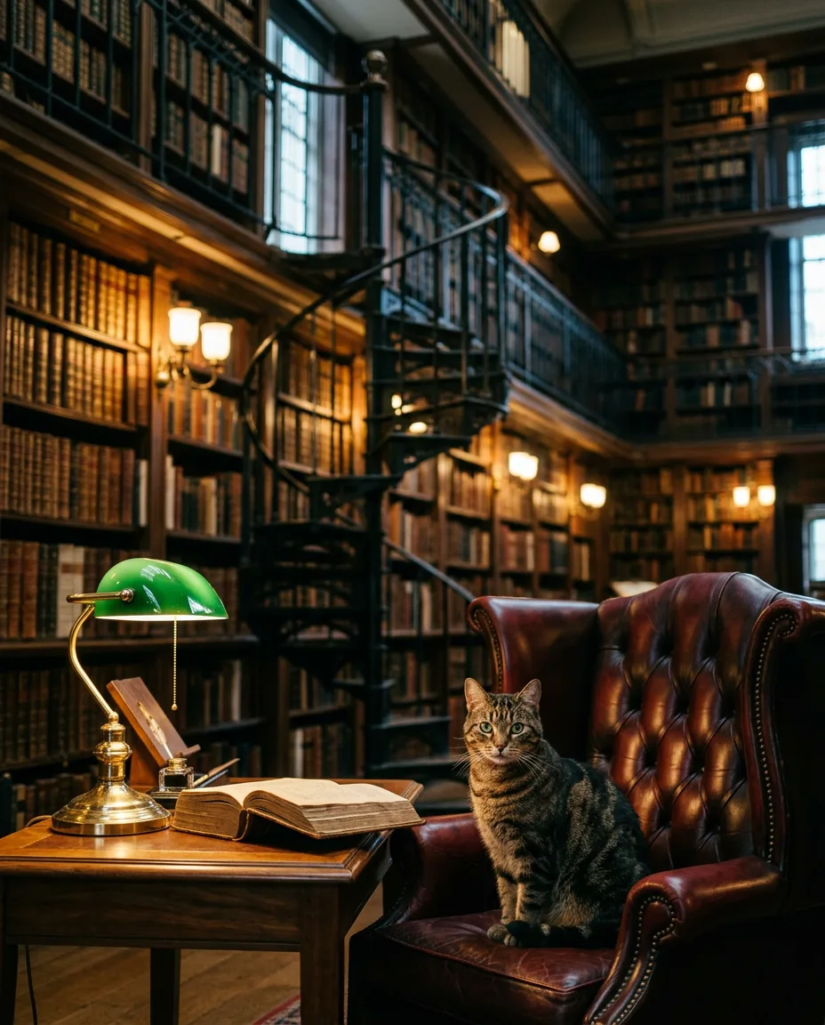 Chat Bibliothèque infinie