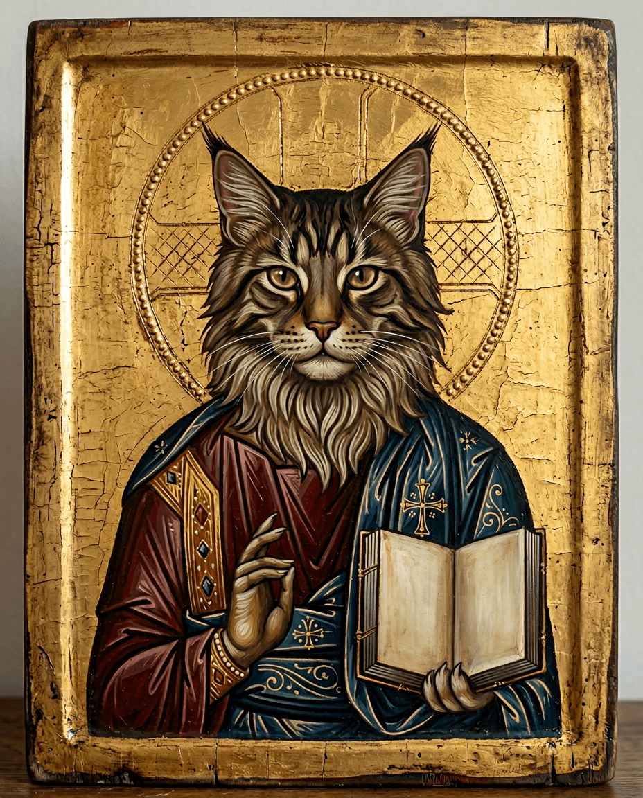 Chat Icone byzantine