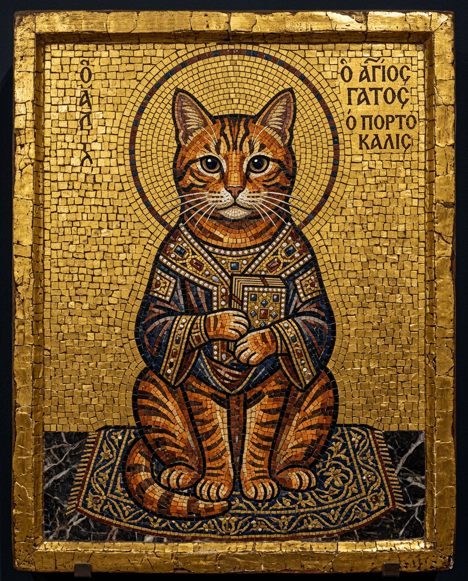 Chat Icone byzantine