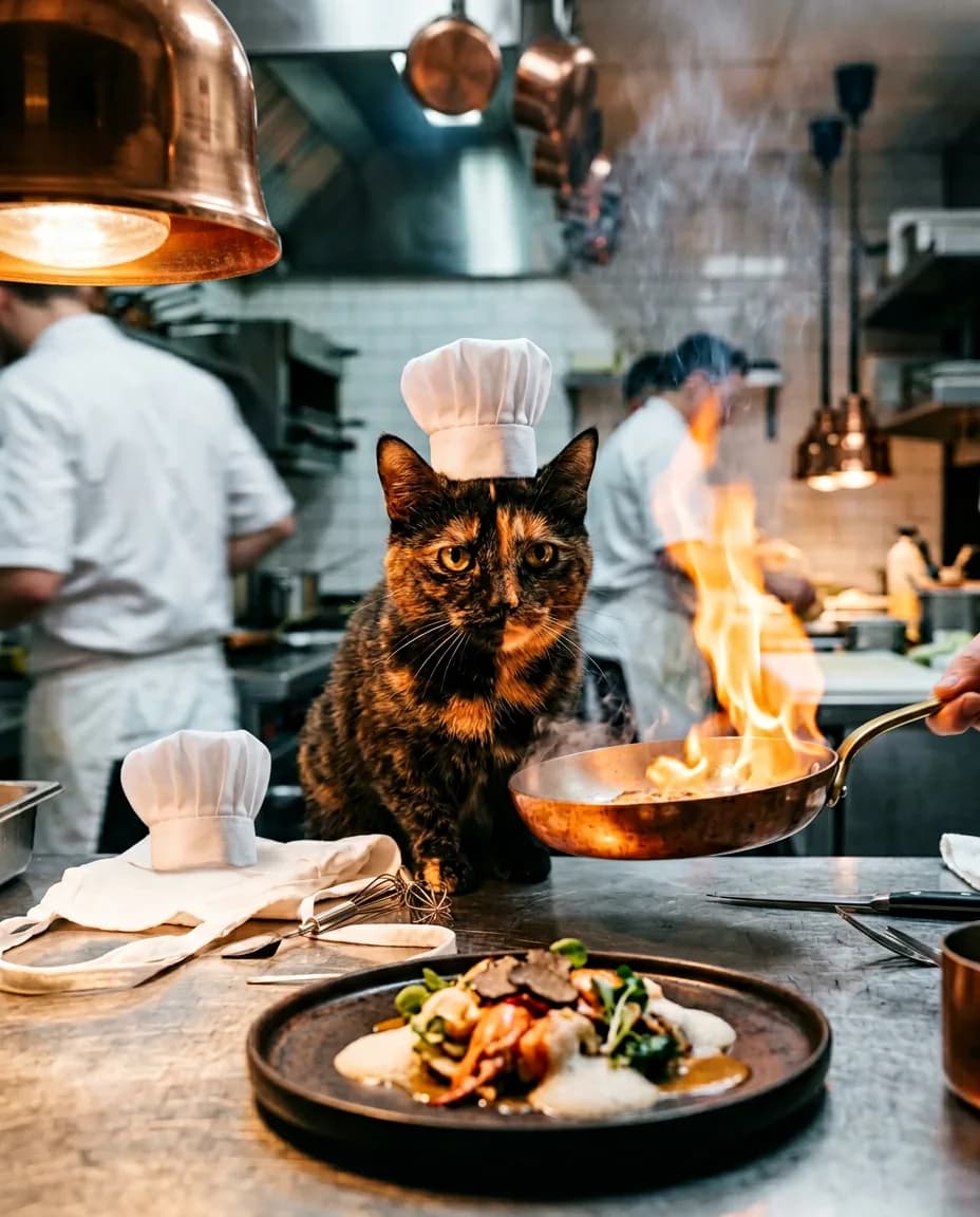 Chat Chef étoilé
