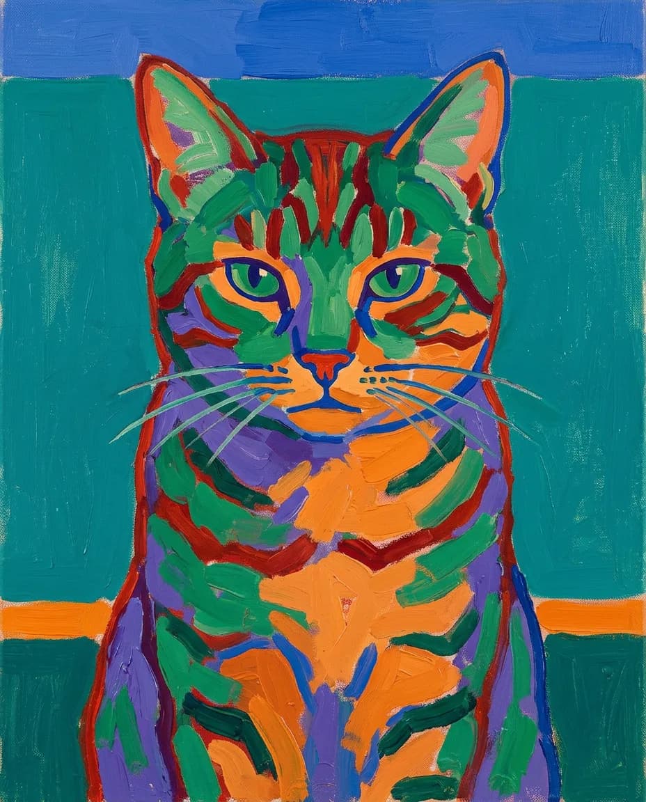 Chat Fauvisme