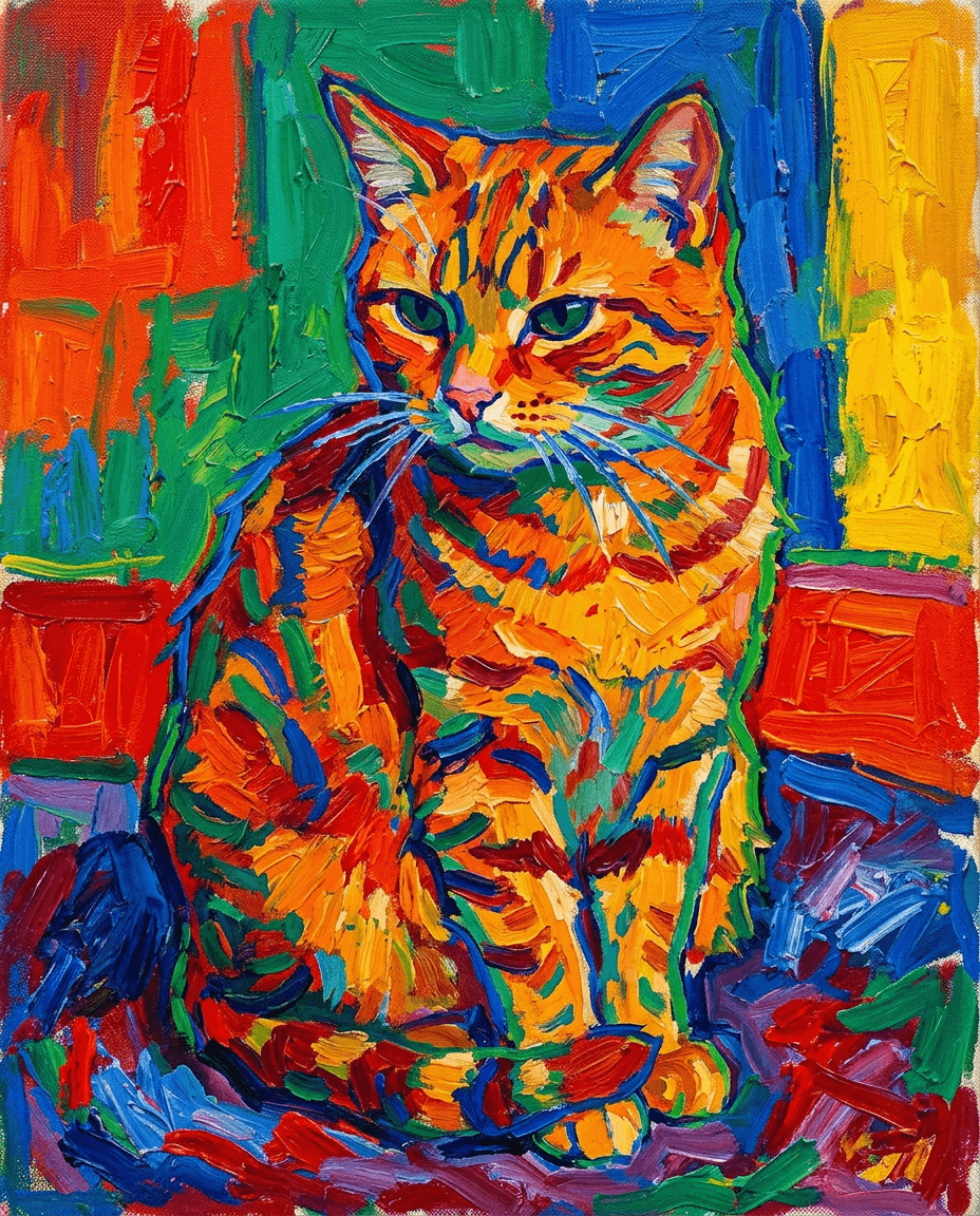 Chat Fauvisme