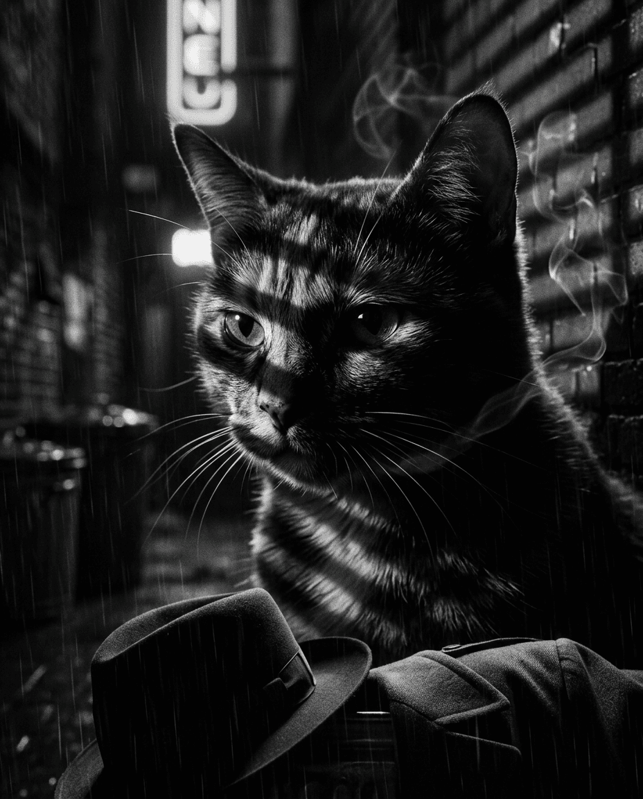 Chat Film noir annees 40