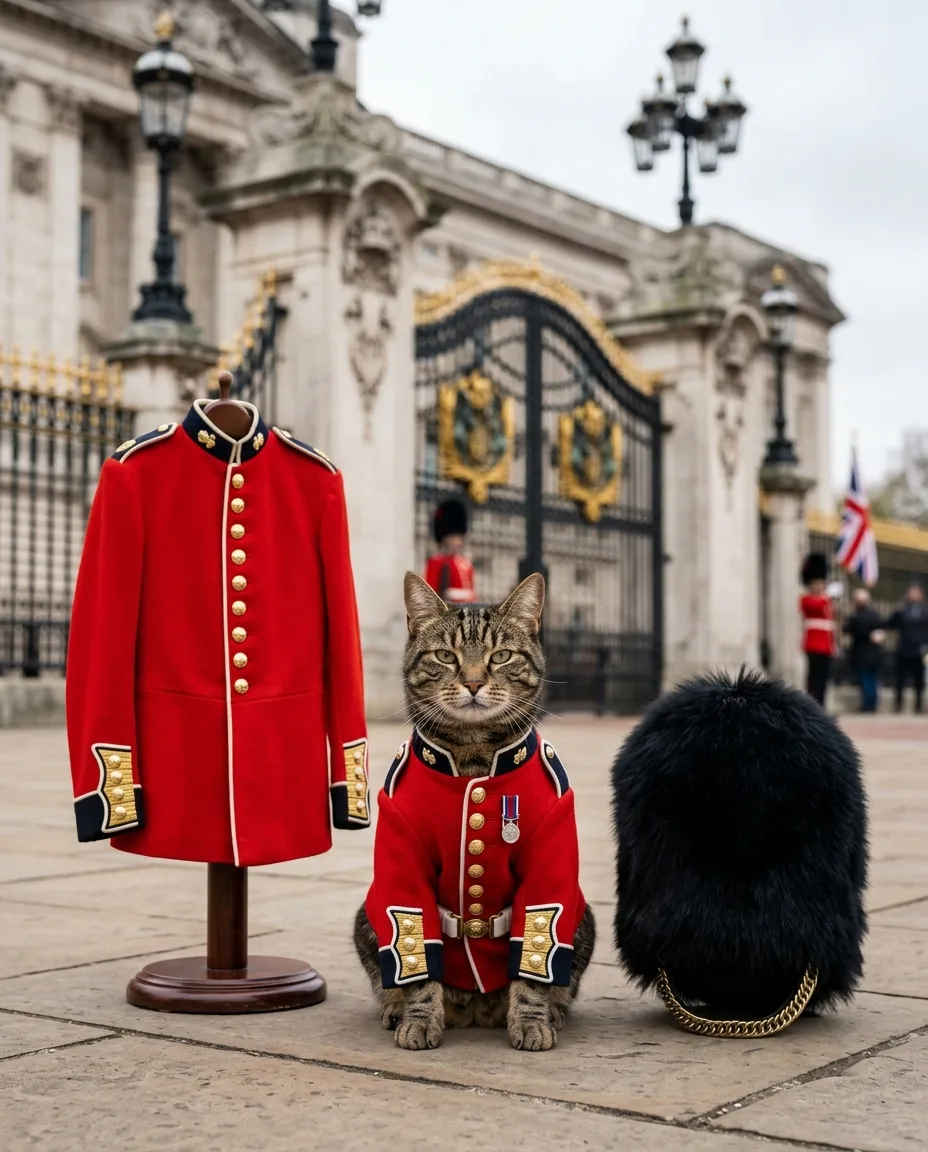Chat Garde royale de Londres