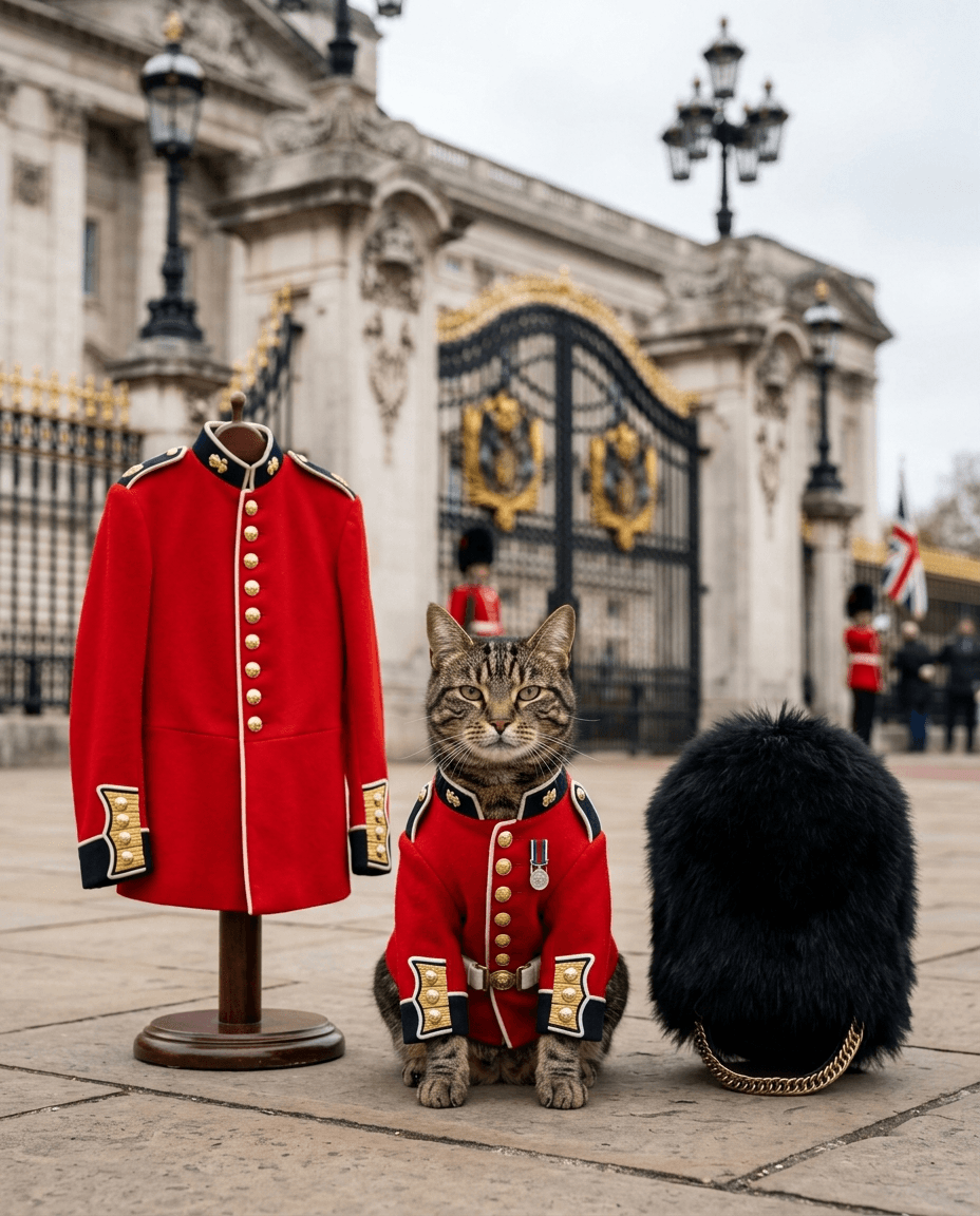 Chat Garde royale de Londres