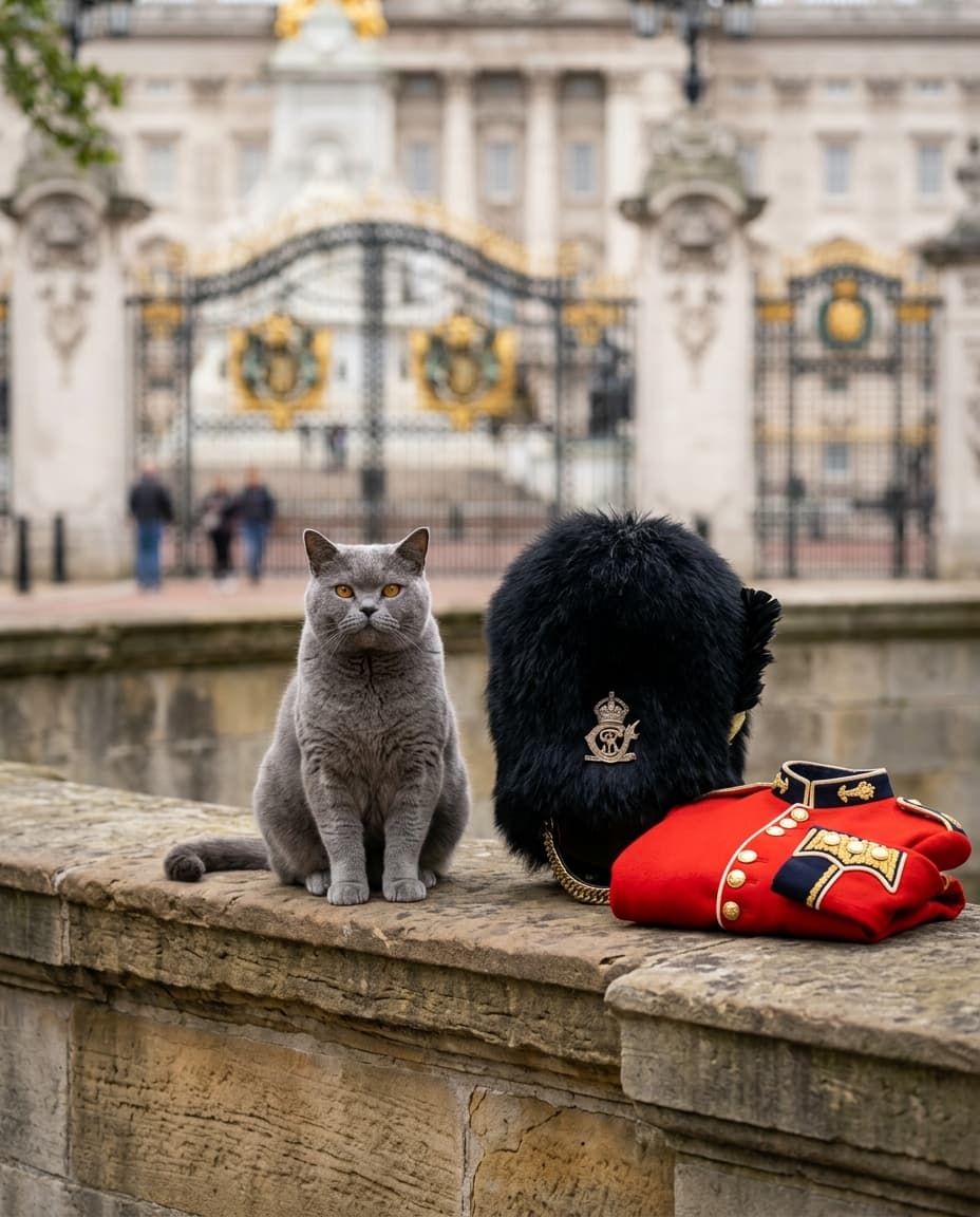 Chat Garde royale de Londres