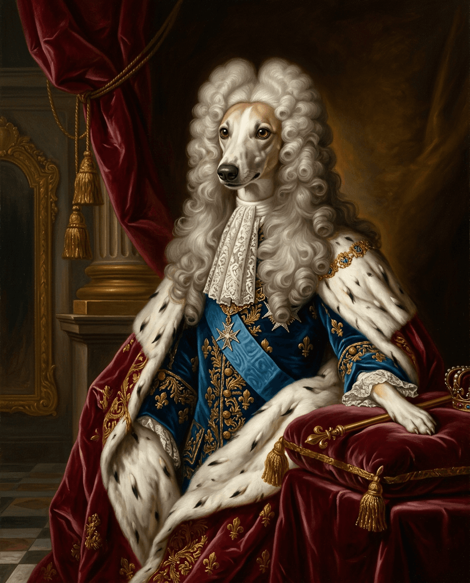 Chien Cour de Versailles