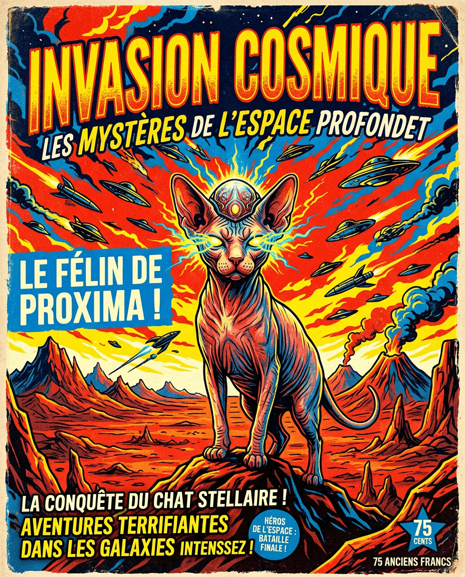 Chat SF retro annees 50