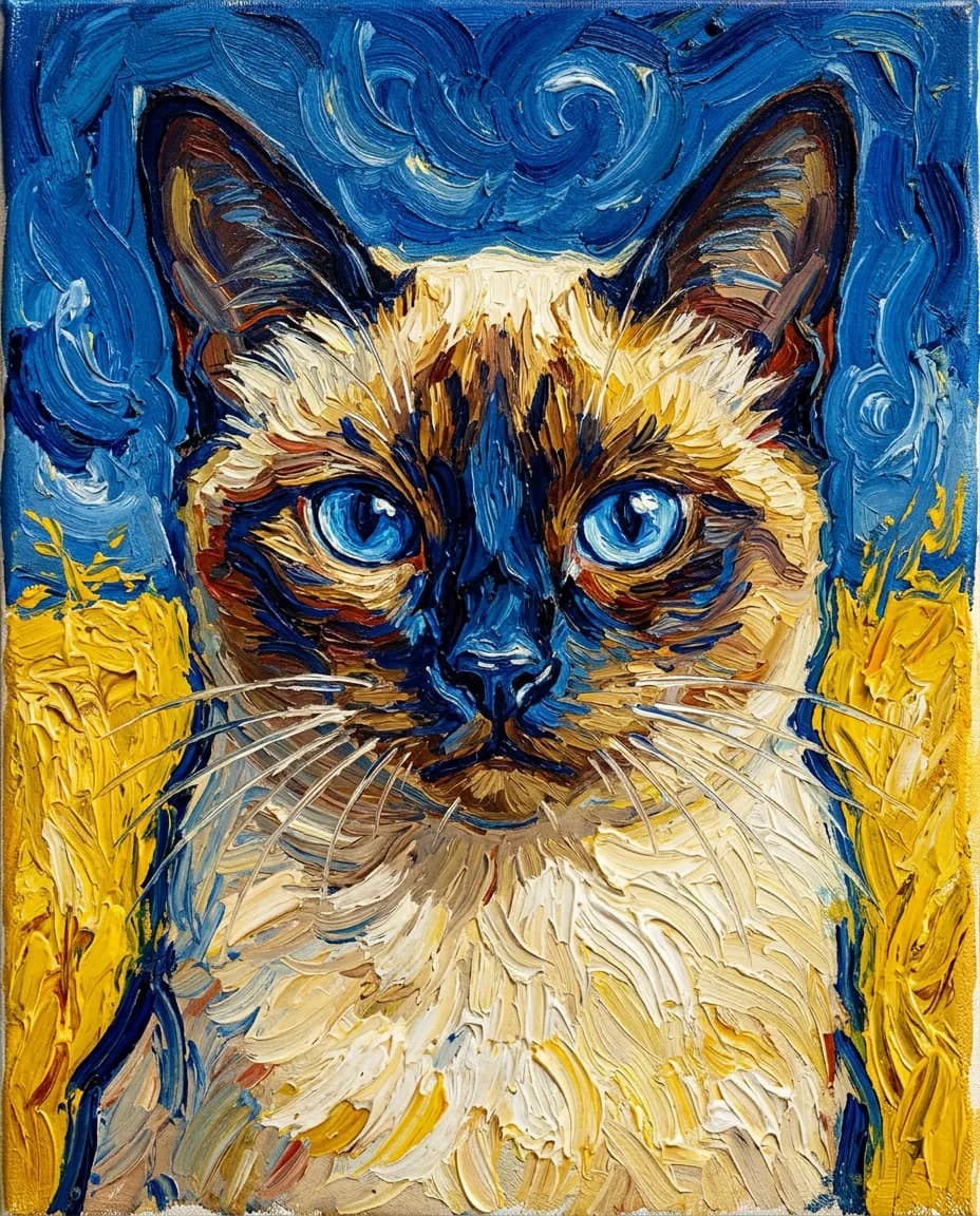 Chat Van Gogh